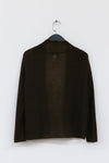 SWAYING/KNIT seamless mohair suit SW212SZ68 brown PS16